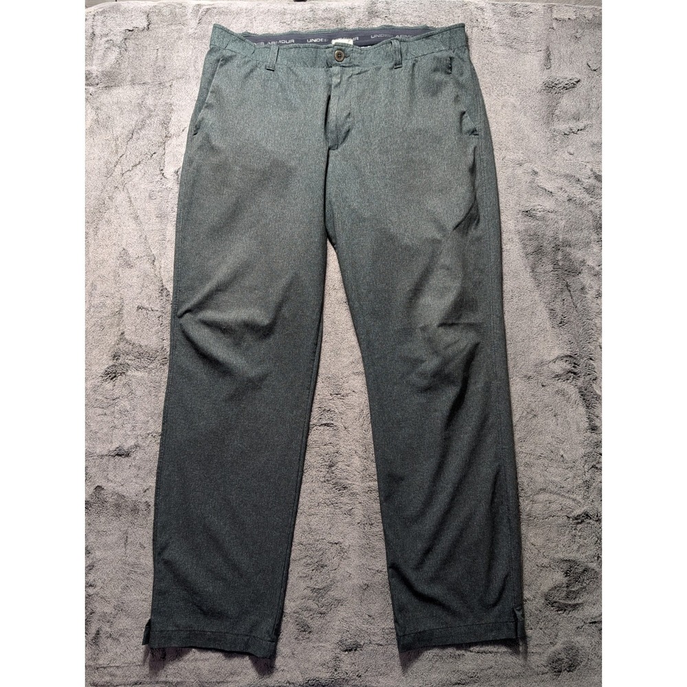 Under Armour Casual Straight Leg Pants Men's Size 40/32 Gray